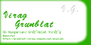 virag grunblat business card